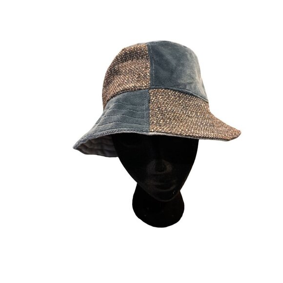 Sophia Zenzee Patchwork Reversible Bucket Hat Women's One Size - Picture 1 of 12